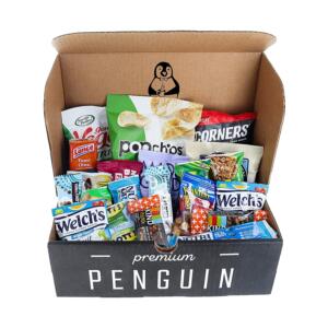 Premium Penguin Healthy Snacks College Care Package