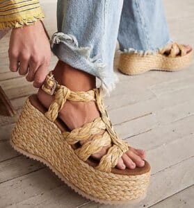 Raffia Rendezvous Wedge Sandals