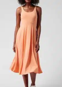 Santorini Peach Dress