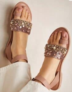 Sun Peaks Embellished Sandals