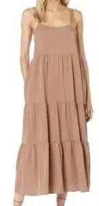 The Drop Women's Britt Tiered Maxi Tent Dress