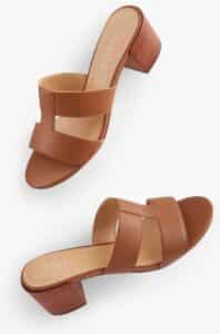 Tilly Nappa Block Heel Sandals