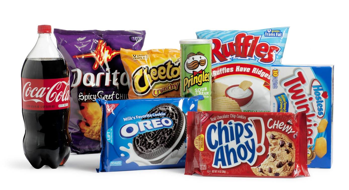 Unhealthy snacks