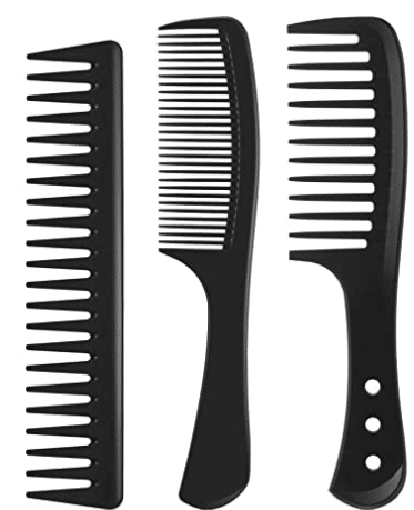 3 Pieces Wide Tooth Detangling Hair Comb