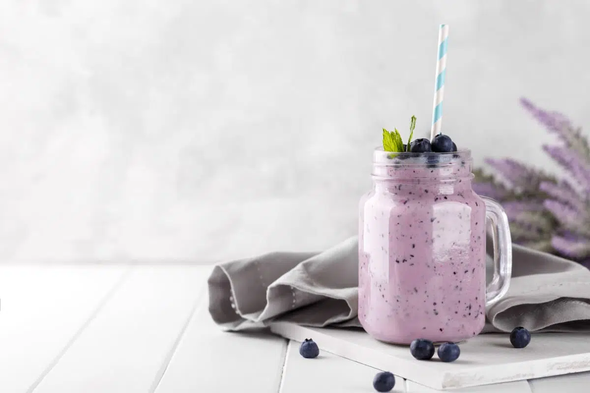 Blueberry smoothie
