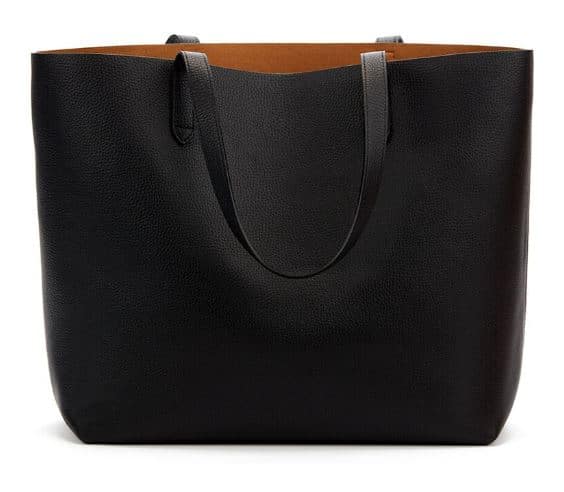 Classic Structured Leather Tote