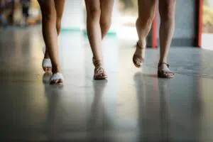 Dressy sandals feature