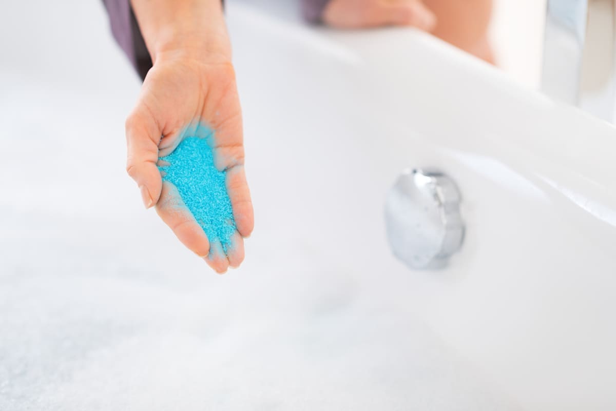 Epsom salt bath