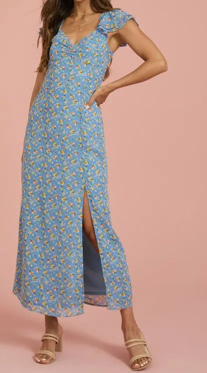 Foster Floral Maxi Dress, $92