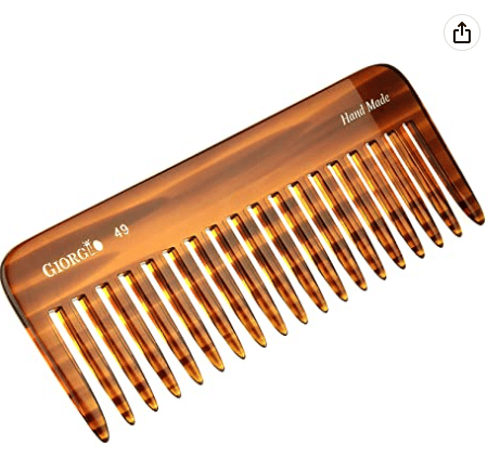Giorgio G49 Large 5.75 Inch Hair Detangling Comb