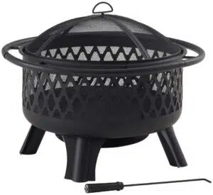 Hampton Bay Piedmont 30 in. Steel Fire Pit