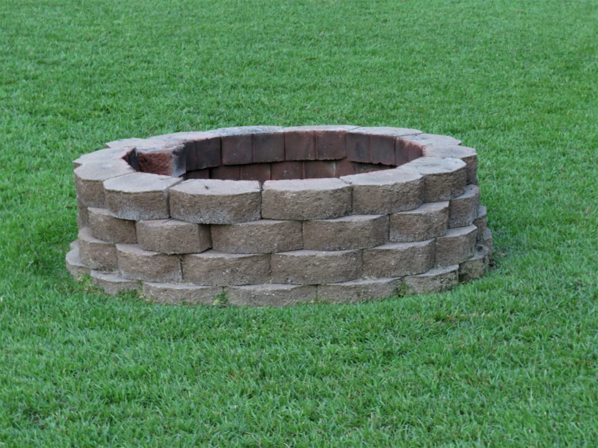 Homemade fire pit