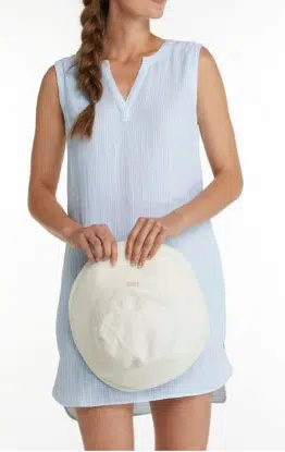 L.L. Bean Gauze Cover-Up Dress, Stripe, $74.95