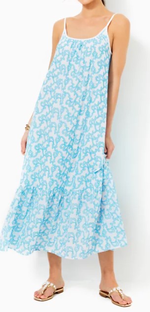 Lilly Pulitzer Amerie Embroidered Midi Dress, $218