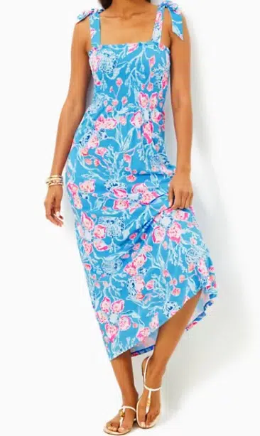 Lilly Pulitzer Kailua Smocked Maxi Dress, $178