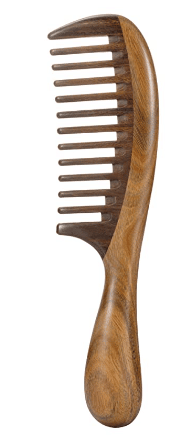 Louise Maelys Hair Comb Wooden Wide Tooth Comb