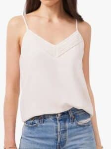 Pintuck V-Neck Camisole