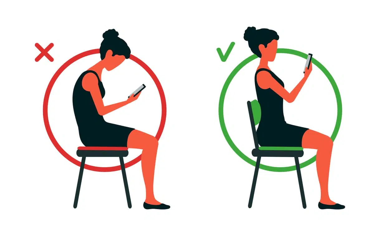 Stop slouching