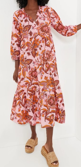 Tuckernuck Long Sleeve Salty Paloma Caftan (7 colors), $148