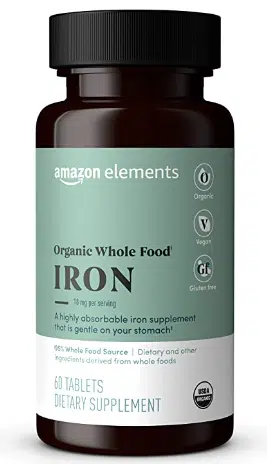 Amazon Elements Organic Whole Food Iron