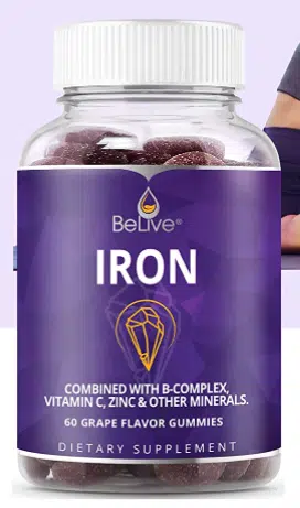 BeLive Iron Gummies