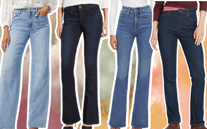 Best jeans for women over 50; Best jeans for mature women
