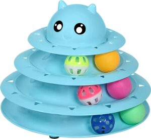 Cat Toy Roller 3-Level Turntable