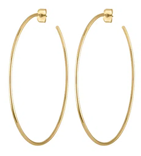 Classic Gold Hoops