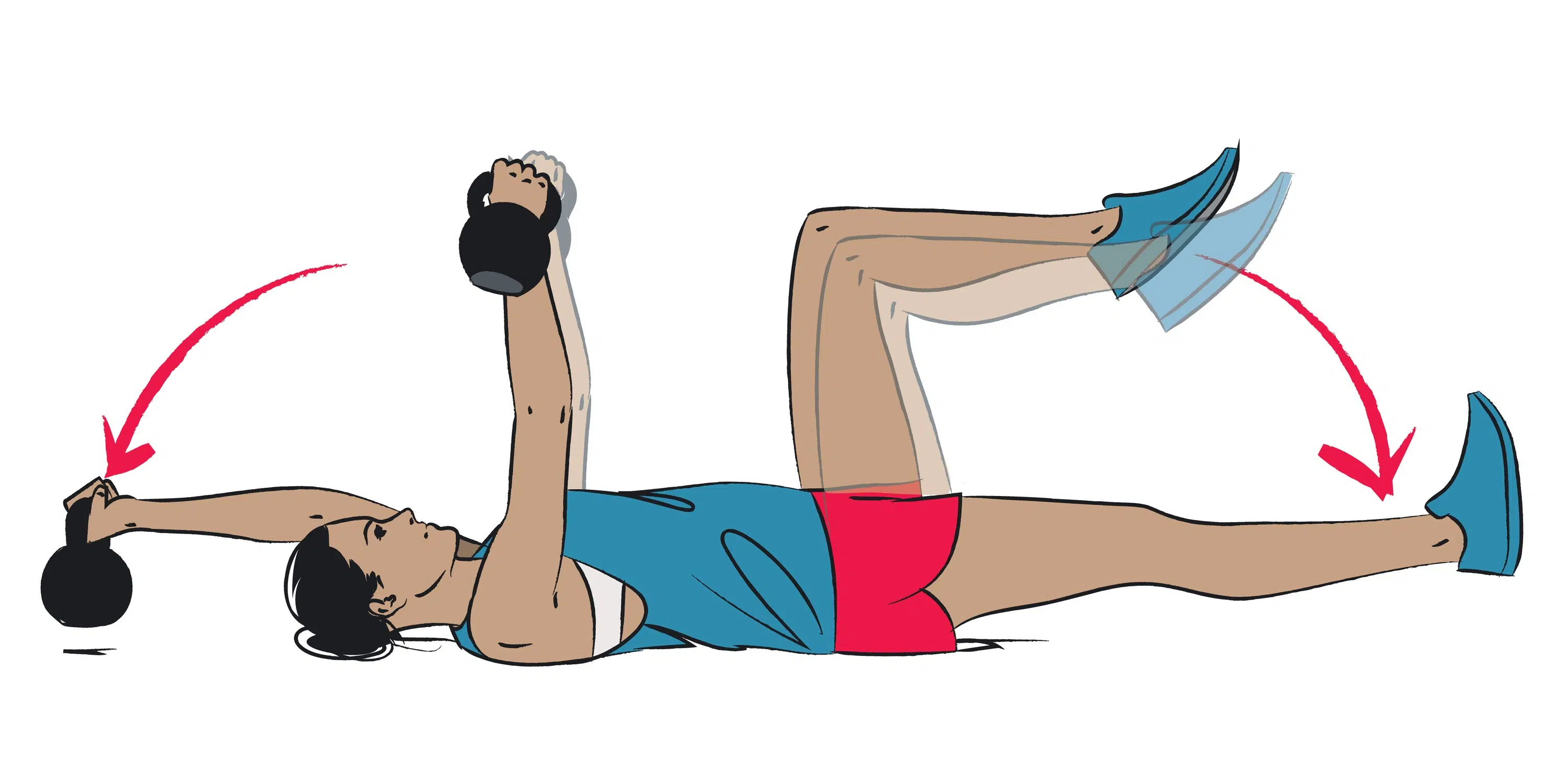 Dead bug exercise