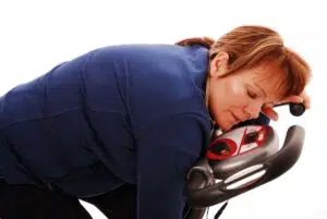 Reducing body fat to help with sleep feature