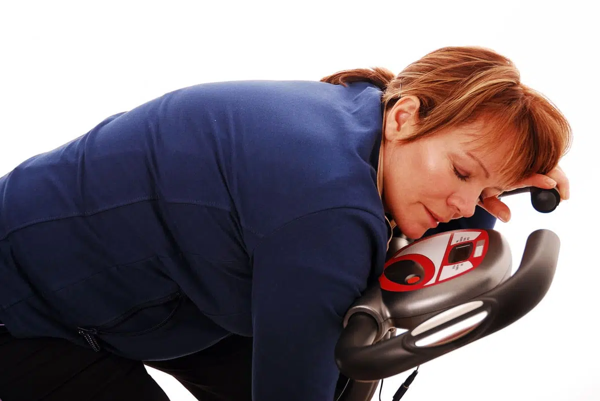 Reducing body fat to help with sleep feature