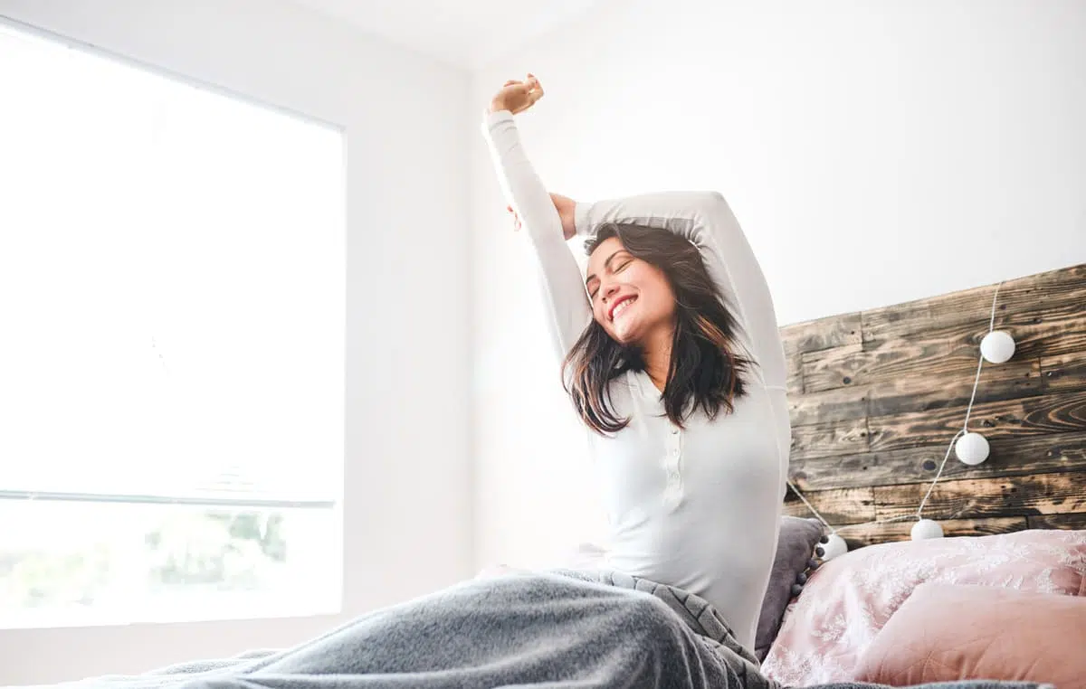 well-rested woman