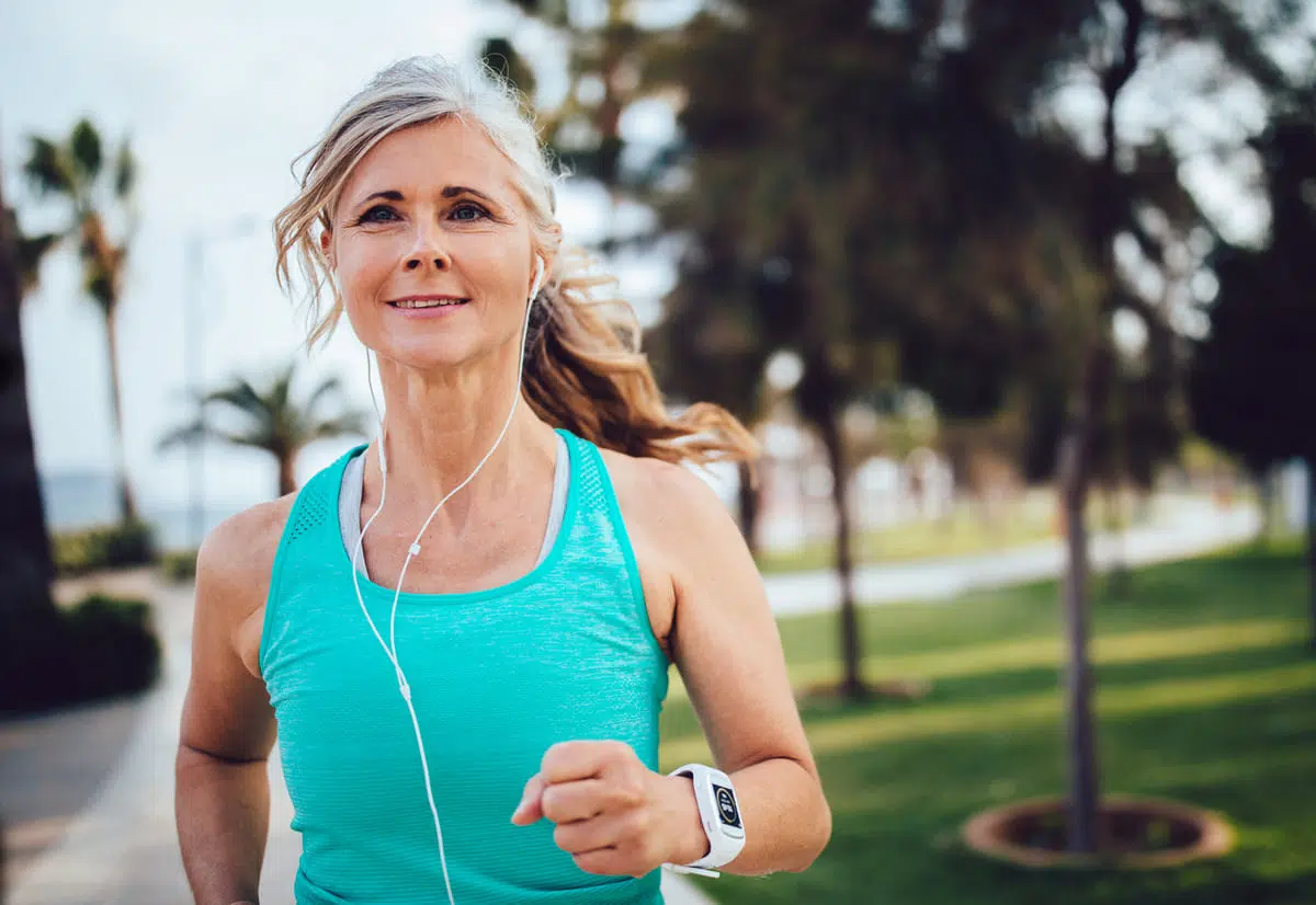 woman running