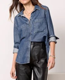 Evereve Denim Shirt, $98.00