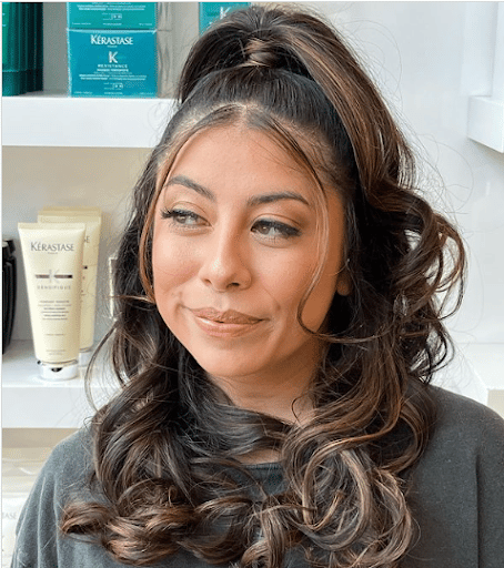 Half Up Ponytail Hairstyle