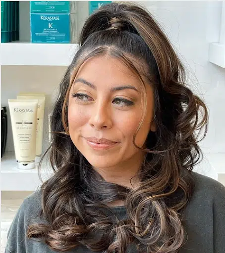 Half Up Ponytail Hairstyle
