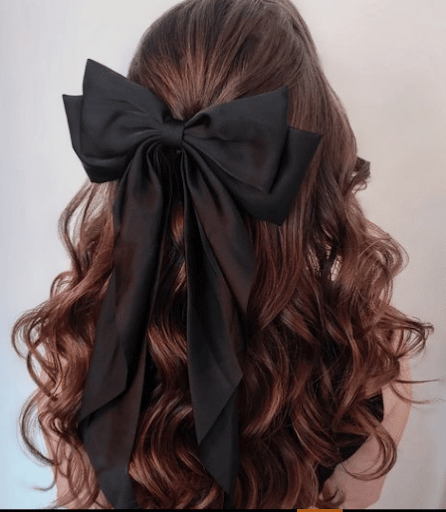 hairstyles for prom half up half down bow