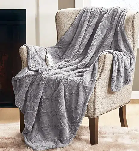 Hyde Lane Faux Fur Electric Throw