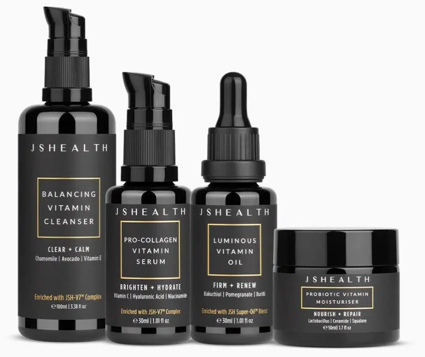 JSHealth 4-step vitamin skincare system