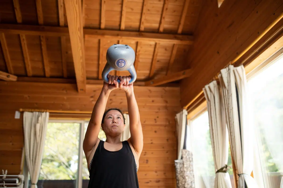 Kettlebell workout