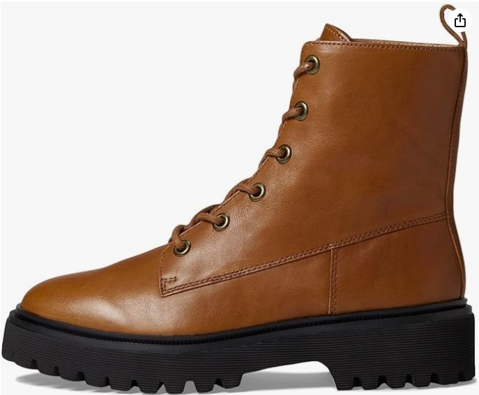 Madewell The Rayna Lace-Up Boot in Leather (2 colors), $63.36