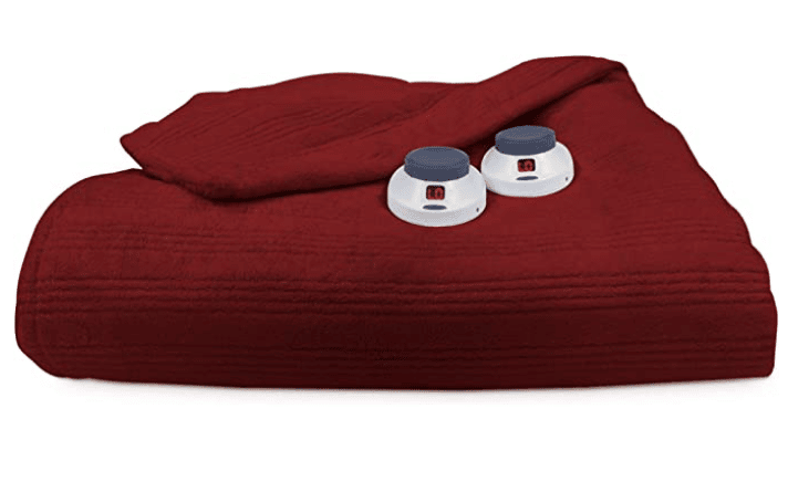 Perfect Fit Ultra Soft Plush Electric Heated Warming Blanket