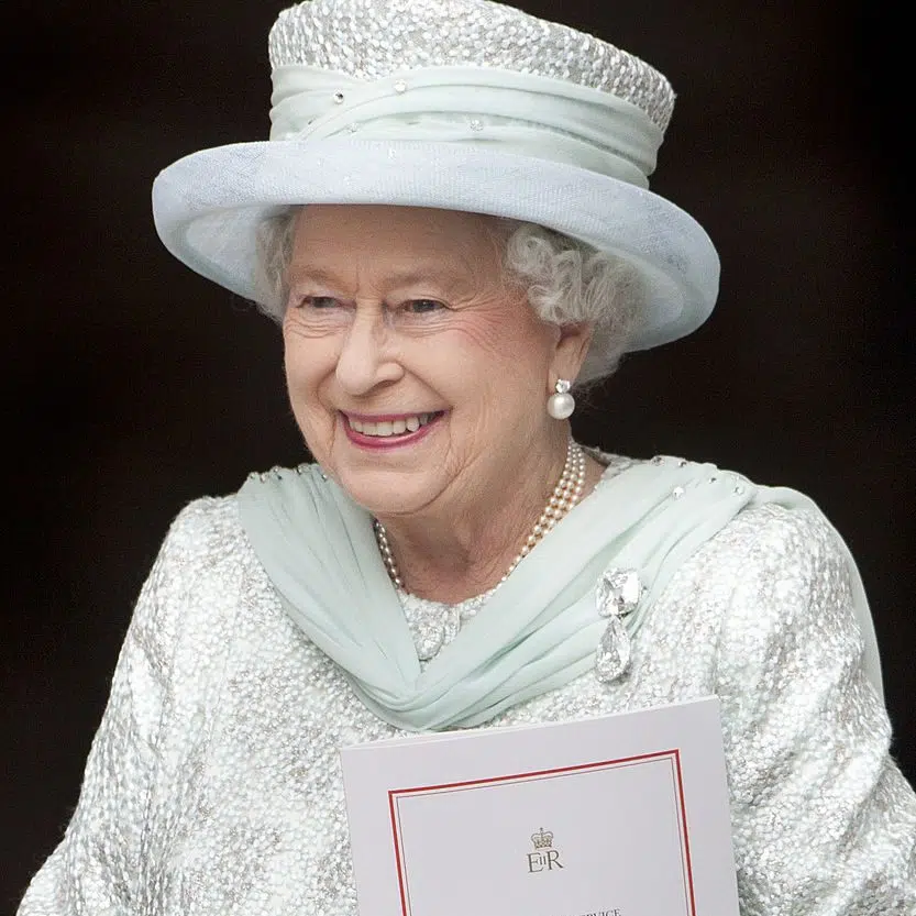 Queen at the diamond jubilee celebration courtesy of Mark Cuthbert