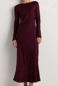 Quince Washable Stretch Silk Maxi Dress