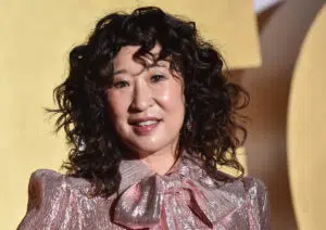 Sandra Oh Curly Bangs