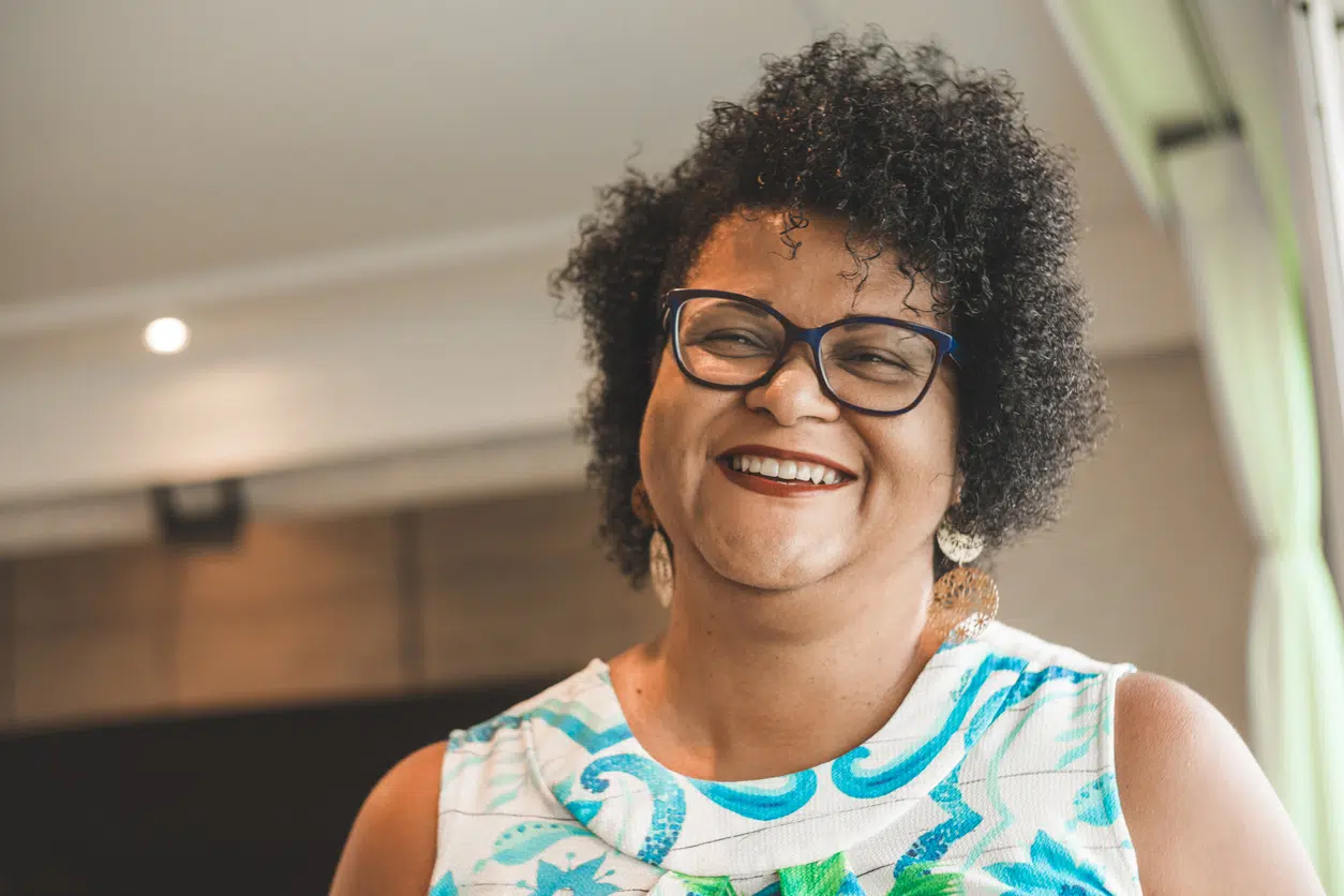 Short curly bob haircut