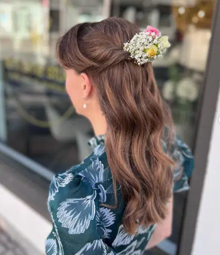 Simple Half Updos for Thinning Hair