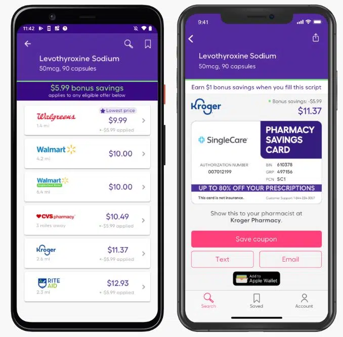 Singlecare both apps