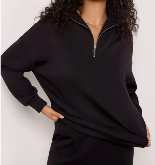 Varlcy Hawley Half Zip Sweat, $138