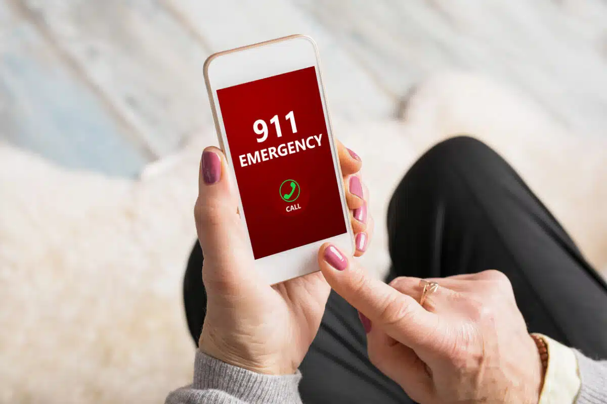 Call 911; emergency services